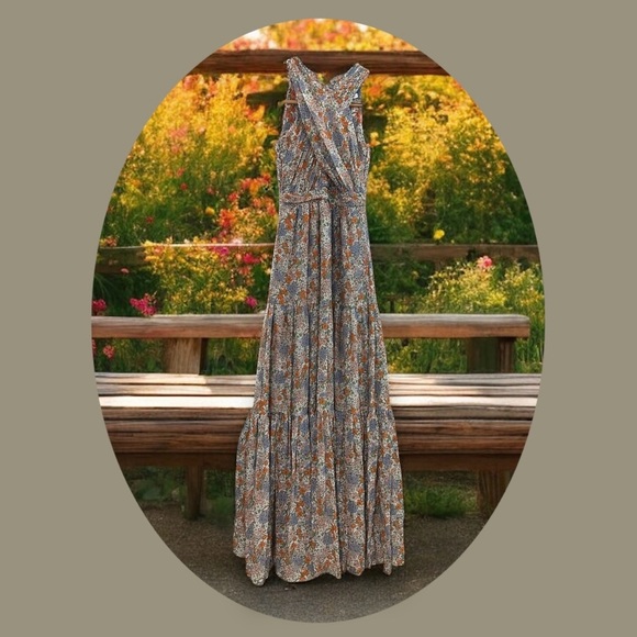 Veronica Beard Dresses & Skirts - Veronica Beard Floral Silk Chiffon Sleeveless Maxi Dress. Like New. Size:00